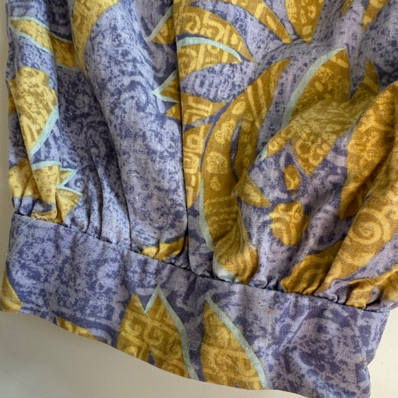 Vintage 90’s Reyn Spooner Cotton Jumpsuit Sz P - Picture 10 of 11